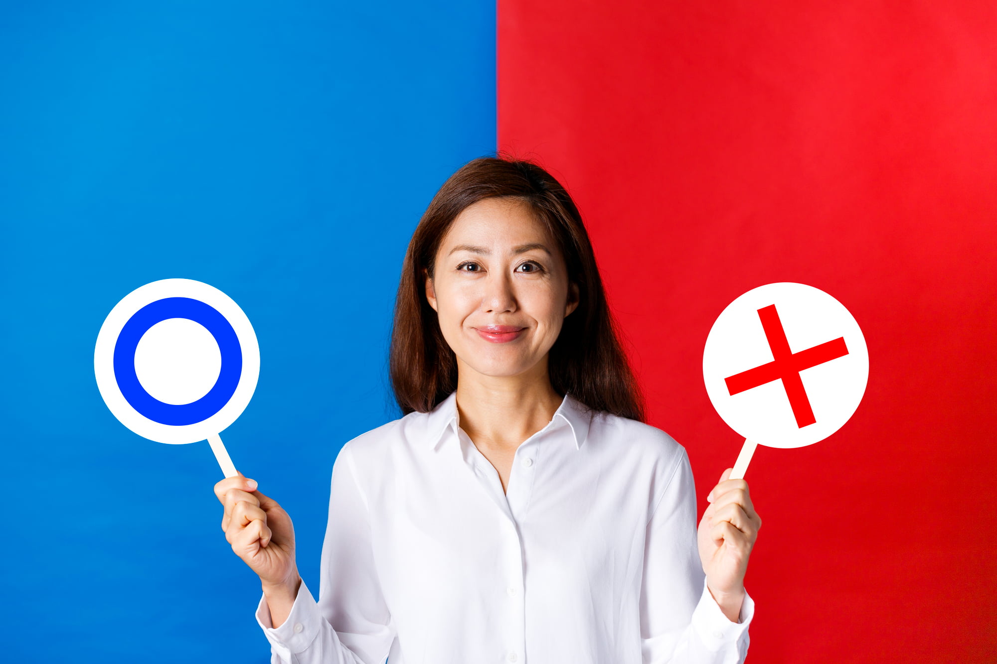インプラント治療が向いている人と受けられない人を説明するイメージ