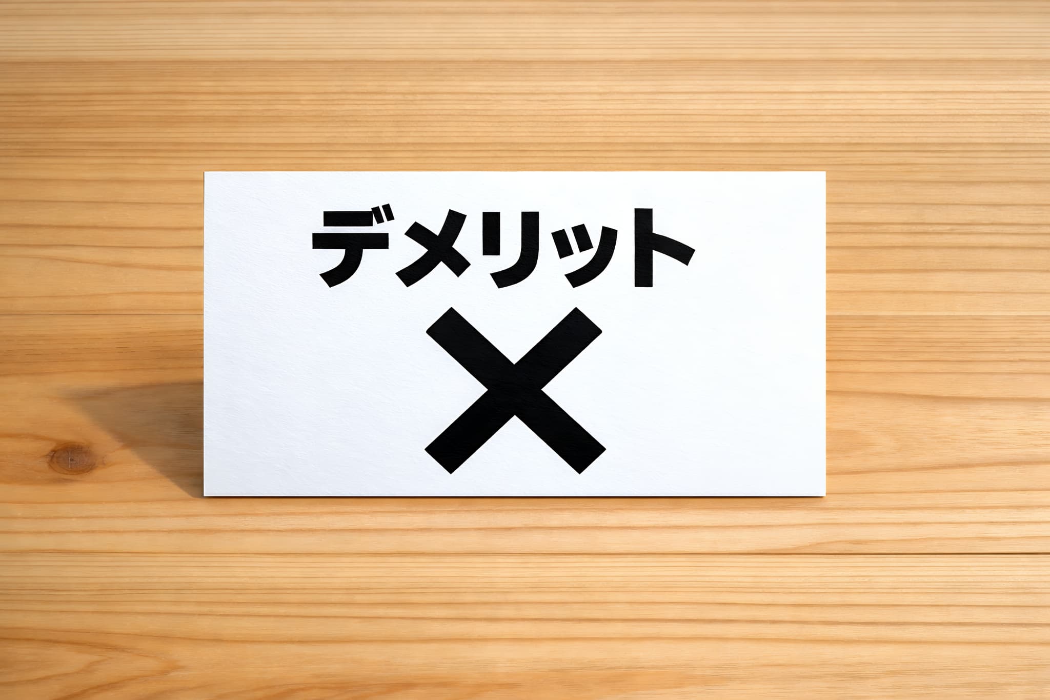 叢生をマウスピース矯正で治療するデメリットのイメージ